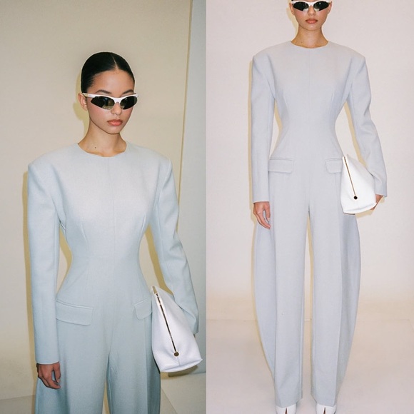 Helsa The Architect Jumpsuit in grey Size Medium - Picture 2 of 9